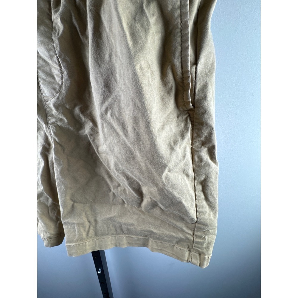 Gap Pull On Shorts Womens Small Tan Elastic Waist Drawstring Twill Khaki Beige - Picture 4 of 9
